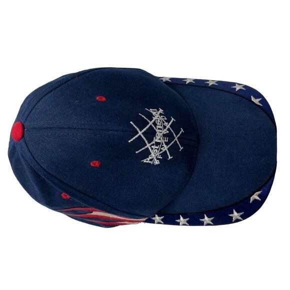 Stars Strips Hat Cap Adults‎ Strap Back Blue Post Tension Of Nevada Baseb… - Picture 4 of 9